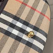 Kitlife Burberry Highlands Crossbody Bag Beige & Dark Brown 24.5x8x18cm - 2