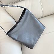 Kitlife Burberry Small Highlands Shoulder Bag Black 28.5x11.5x31cm - 4