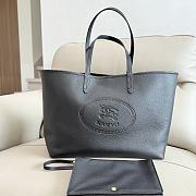 Kitlife Burberry Medium Highlands Tote Bag Black 38x16.5x28cm - 2