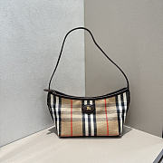 Kitlife Burberry Highlands Shoulder Bag Beige 25.5x12x16cm - 2