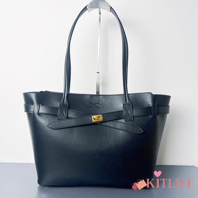 Kitlife Balenciaga Bel Air Tote Bag Black 33x28x13cm - 1
