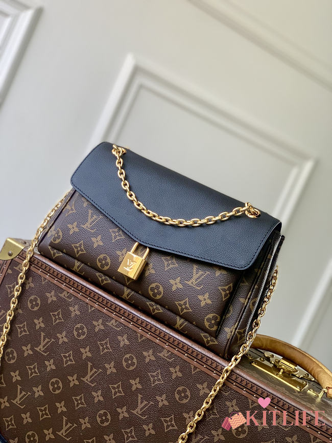 Kitlife Louis Vuitton Saint Germain PM Bag Brown & Black M26285 30.5x21x12.5cm - 1