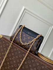 Kitlife Louis Vuitton Saint Germain BB Bag Brown & Black M26398 24x17x9cm - 5