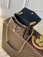Kitlife Louis Vuitton Saint Germain BB Bag Brown & Black M26398 24x17x9cm - 3