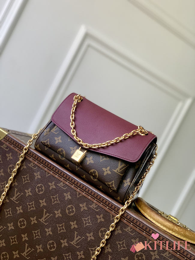 Kitlife Louis Vuitton Saint Germain BB Bag Brown & Burgundy M27067 24x17x9cm  - 1