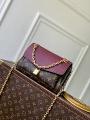 Kitlife Louis Vuitton Saint Germain BB Bag Brown & Burgundy M27067 24x17x9cm  - 1