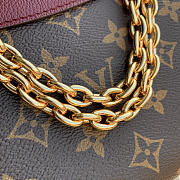 Kitlife Louis Vuitton Saint Germain BB Bag Brown & Burgundy M27067 24x17x9cm  - 3