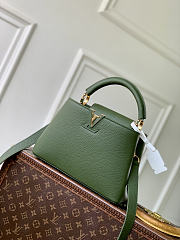 Kitlife Louis Vuitton Classic Capucines Small Bag Green M24545 27x18x9cm - 1
