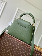 Kitlife Louis Vuitton Classic Capucines Small Bag Green M24545 27x18x9cm - 2
