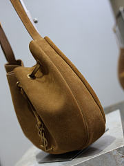 Kitlife Saint Laurent Paris VII Small Hobo Bag Brown Suede 796626 30x25x3cm  - 2