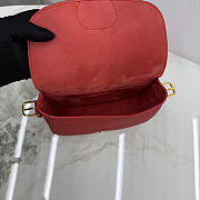 Kitlife Dior Medium Bobby Bag Red Calfskin 22×17×6cm  - 6