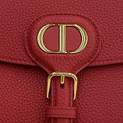 Kitlife Dior Medium Bobby Bag Red Calfskin 22×17×6cm  - 2