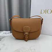 Kitlife Dior Medium Bobby Bag Brown Calfskin 22×17×6cm  - 1