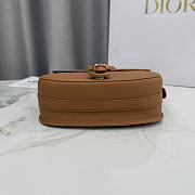 Kitlife Dior Medium Bobby Bag Brown Calfskin 22×17×6cm  - 4