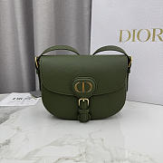 Kitlife Dior Medium Bobby Bag Green Calfskin 22×17×6cm  - 1