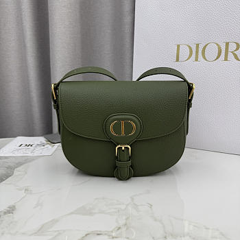 Kitlife Dior Medium Bobby Bag Green Calfskin 22×17×6cm 