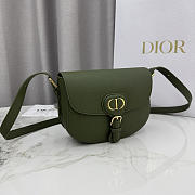 Kitlife Dior Medium Bobby Bag Green Calfskin 22×17×6cm  - 6