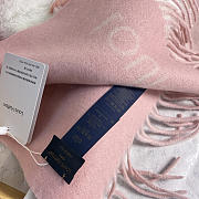 Kitlife Louis Vuitton Cold Reykjavik Scarf Pink 190x46cm - 5