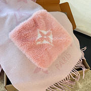 Kitlife Louis Vuitton Cold Reykjavik Scarf Pink 190x46cm - 4
