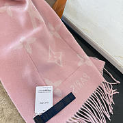 Kitlife Louis Vuitton Cold Reykjavik Scarf Pink 190x46cm - 2