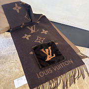 Kitlife Louis Vuitton Cold Reykjavik Scarf Brown 190x46cm - 6