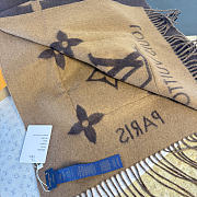 Kitlife Louis Vuitton Cold Reykjavik Scarf Brown 190x46cm - 2