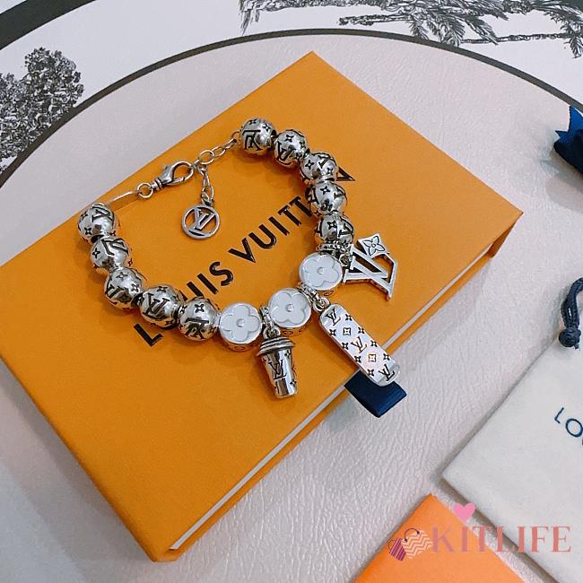 Kitlife Louis Vuitton Rock punk Thai Silver Style Bracelet - 1