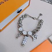 Kitlife Louis Vuitton Rock punk Thai Silver Style Bracelet - 4