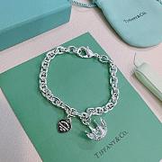 Kitlife Tiffany Heart Tag Bracelet With Crown - 5