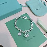 Kitlife Tiffany Heart Tag Bracelet With Crown - 4