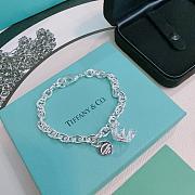 Kitlife Tiffany Heart Tag Bracelet With Crown - 2