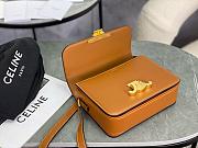 Kitlife Celine Teen Triomphe Tan Calfskin Bag 188423 18.5x14x6cm - 3