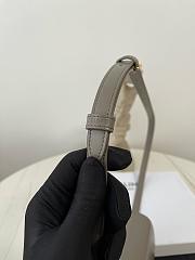 Kitlife Celine Teen Triomphe Grey Calfskin Bag 188423 18.5x14x6cm - 2