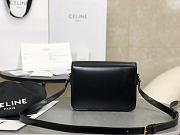 Kitlife Celine Teen Triomphe Black Calfskin Bag 188423 18.5x14x6cm - 5