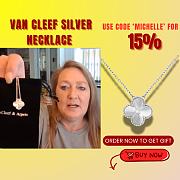 Kitlife Van Cleef Silver Necklace - 1