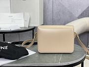 Kitlife Celine Teen Triomphe Beige Calfskin Bag 188423 18.5x14x6cm  - 6