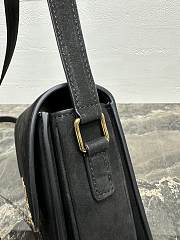 Kitlife Celine Teen Triomphe Black Suede 188423 18.5x14x6cm  - 6