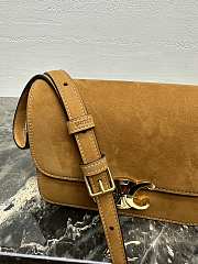 Kitlife Celine Teen Triomphe Brown Suede 188423 18.5x14x6cm - 5