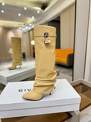 Kitlife Givenchy High-heeled Boots Beige - 6