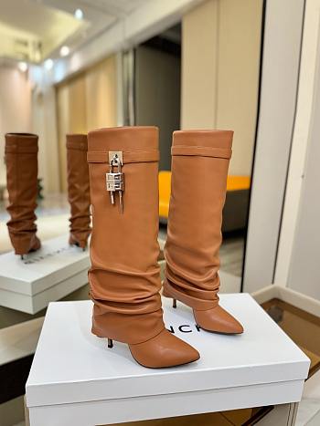 Kitlife Givenchy High-heeled Boots Brown 