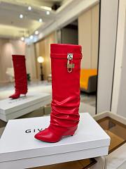 Kitlife Givenchy High-heeled Boots Red - 2