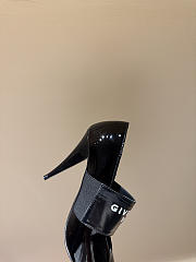 Kitlife Givenchy Sliced Square Tape Pumps In Black Patent Leather  - 6