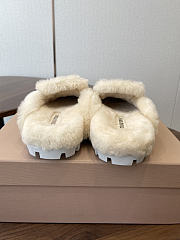 Kitlife Miu Miu 25SS Closed-toe Fur Slippers Dark Brown - 6