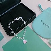 Kitlife Tiffany Pink Heart Tag Bracelet  - 6