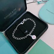 Kitlife Tiffany Pink Heart Tag Bracelet  - 5