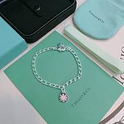 Kitlife Tiffany Pink Heart Tag Bracelet  - 3