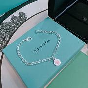 Kitlife Tiffany Pink Heart Tag Bracelet  - 2