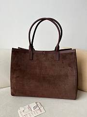 Kitlife Valentino Garavani Escape Tote Bag Brown Suede 22079L 28x38x15cm  - 6