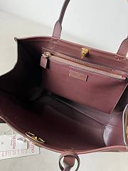 Kitlife Valentino Garavani Escape Tote Bag Brown Suede 22079L 28x38x15cm  - 5