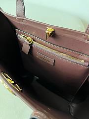 Kitlife Valentino Garavani Escape Tote Bag Brown Suede 22079s 31x33x10cm - 2